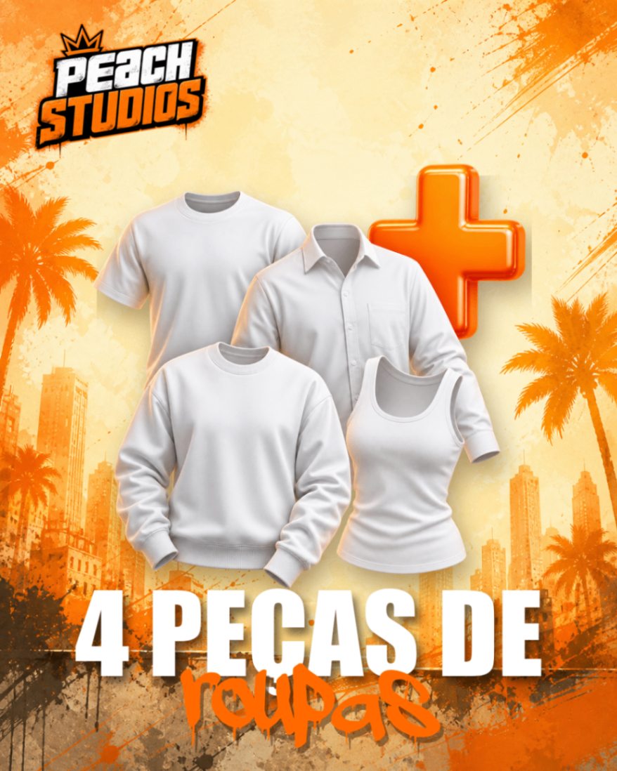 Adição de roupas - 4 peças 👕